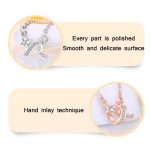 2 Stück A212 Wunsch-Meteor-Schlüsselbeinkette in Seidenform – Bild 4