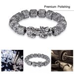 Massives Patronus-Buddha-Sanskrit-Paar-Armband – Bild 2