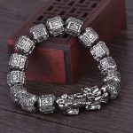 Massives Patronus-Buddha-Sanskrit-Paar-Armband – Bild 4