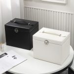 Sp01119 Fünfschichtige Schmuckaufbewahrungsbox aus Leder mit großem Fassungsvermögen – Bild 2