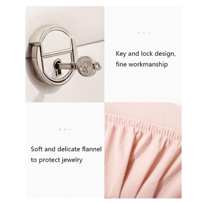 Sp01119 Fünfschichtige Schmuckaufbewahrungsbox aus Leder mit großem Fassungsvermögen – Bild 4