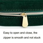 Tragbarer Schmuck-Organizer aus Samt für die Reise – Bild 3