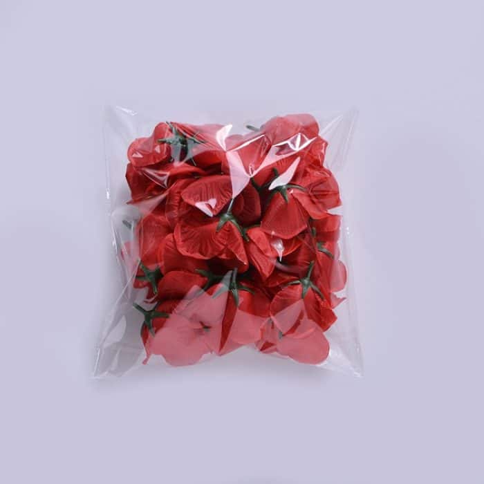 4 Beutel Simulation Rose Hochzeit Home Dekoration Blütenblätter – Bild 2