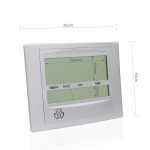 Home Big Screen Display Digitale elektronische Wanduhr Wohnzimmer Temperaturuhr, Anniversary Alarm – Bild 2