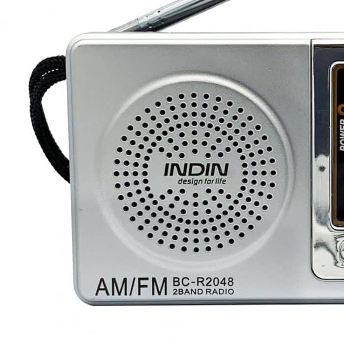 INDIA BC-R2048 AM FM Radio Teleskopantenne Multifunktions-Mini-Taschenradio, INDIN BC-R2048 – Bild 6