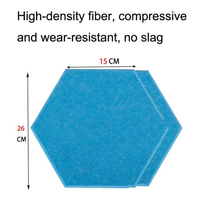 2 Stück Polyesterfaser-Wanddekoration, Schalldämmung, Baumwolle, schallabsorbierende Platte, Stil:, Without Glue (Snow White), Without Glue (Orange Yellow), Without Glue (Black), Without Glue (Lake Blue), With Glue (Snow White), With Glue (Orange Yello... – Bild 3