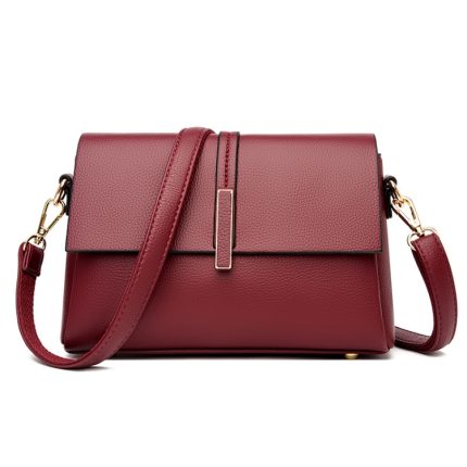 Großvolumige Pendler-Damentasche, einschultrige Messenger-Tasche, kleine quadratische Tasche