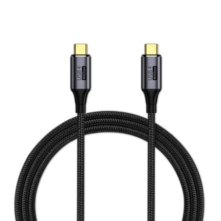 PD 100 W Typ-C-auf-Typ-C-Schnellladekabel aus geflochtenem Nylon