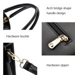 Handtasche mit Gitterstruktur und großem Fassungsvermögen, White, Khaki, Green, Black, Pink – Bild 6