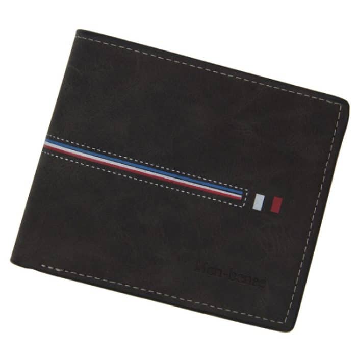 MenBense Short Multi-Card Fashion Casual Matte Wallet, Matte Wallet – Bild 1