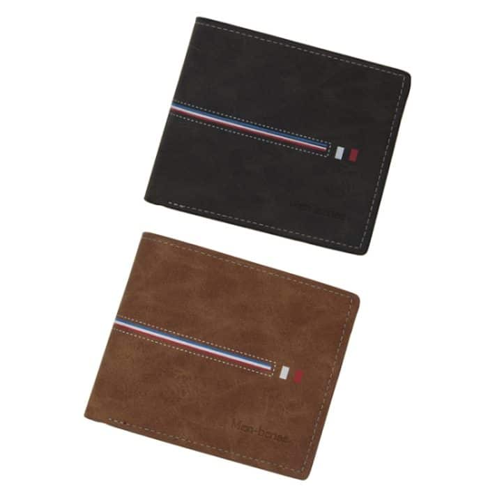MenBense Short Multi-Card Fashion Casual Matte Wallet, Matte Wallet – Bild 2