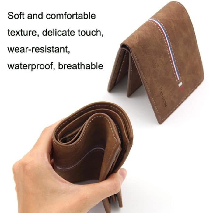 MenBense Short Multi-Card Fashion Casual Matte Wallet, Matte Wallet – Bild 6