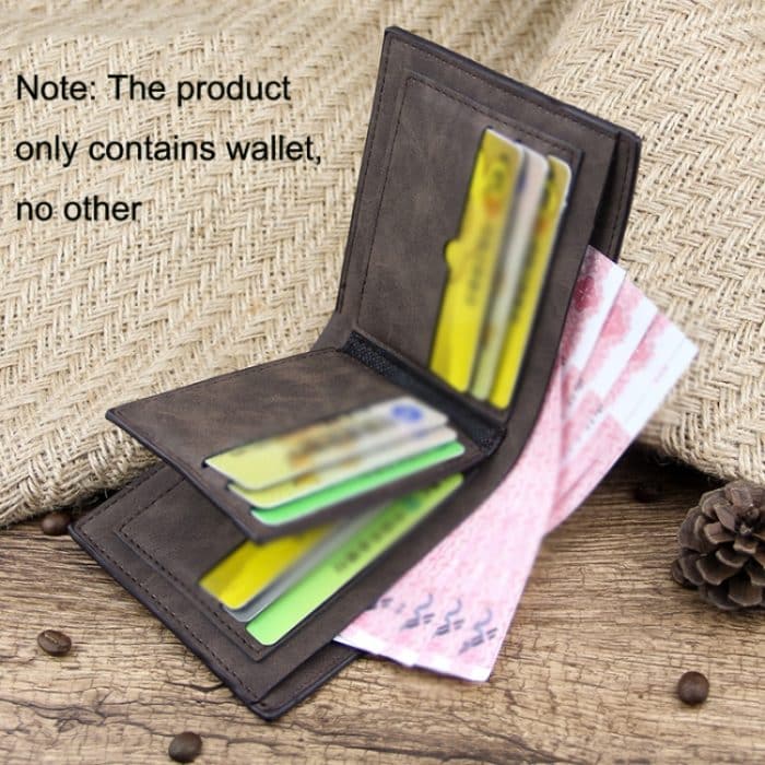MenBense Short Multi-Card Fashion Casual Matte Wallet, Matte Wallet – Bild 7