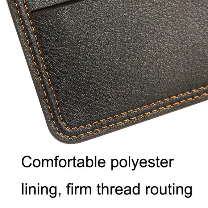 MenBense Men Multi-Card 2 Fold Short Wallet Carrying Card Case, Black, Brown – Bild 5