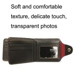 MenBense Men Multi-Card 2 Fold Short Wallet Carrying Card Case, Black, Brown – Bild 6