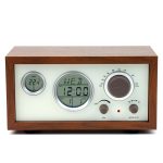 SY-601 Home Multifunktionaler Retro-Holzradio-Wecker mit elektronischem Thermometer, SY-601