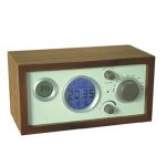 SY-601 Home Multifunktionaler Retro-Holzradio-Wecker mit elektronischem Thermometer, SY-601 – Bild 2