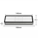 Ersatzzubehör für XiaoMi Mijia Dreame Bot W10 /W10 Pro, 1 PC Main Brush, 3 PCS Filters, 4 PCS Side Brushes, 1 Drag Bracket, 2 PCS Mops – Bild 3