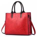TFZ 1005 Vintage Commute Square Handtaschen, Red, Black, Khaki, Rubber Pink