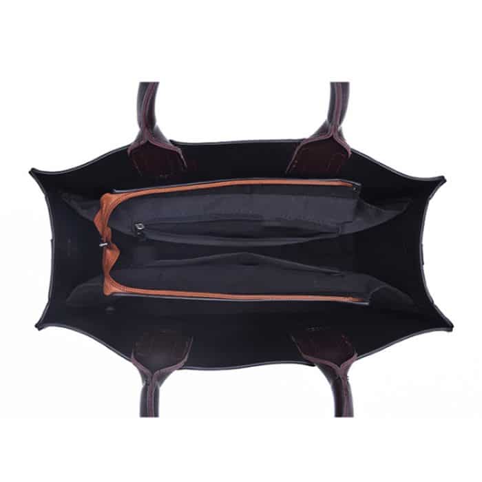 TFZ 1005 Vintage Commute Square Handtaschen, Red, Black, Khaki, Rubber Pink – Bild 5