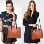 TFZ 1005 Vintage Commute Square Handtaschen, Red, Black, Khaki, Rubber Pink – Bild 7