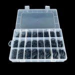 Gummi-O-Ring, Auto-Klimaanlage, hochtemperaturbeständiger, korrosionsbeständiger Dichtungsring, 740 PCS / Box
