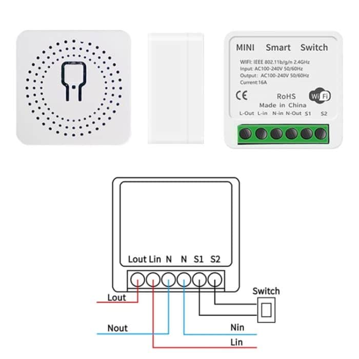 003 WiFi App Fernbedienung Sprachsteuerung Smart Switch, Smart Switch – Bild 3