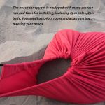 Outdoor-Strand-Lycra-Überdachung, Campingzelt, Sonnenschutz, Angelzelt, Größe:, 210x160x150cm, 210x200x150cm – Bild 4