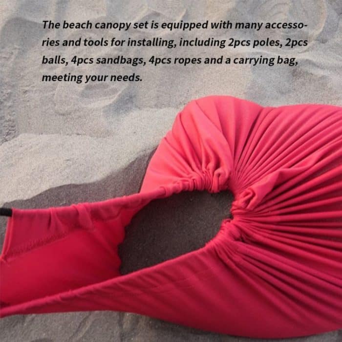 Outdoor-Strand-Lycra-Überdachung, Campingzelt, Sonnenschutz, Angelzelt, Größe:, 210x160x150cm, 210x200x150cm – Bild 4