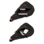 Große Kapazität Casual Canvas Brusttasche Männer Schulter Messenger Bag, Black, Coffee, Army Green – Bild 4