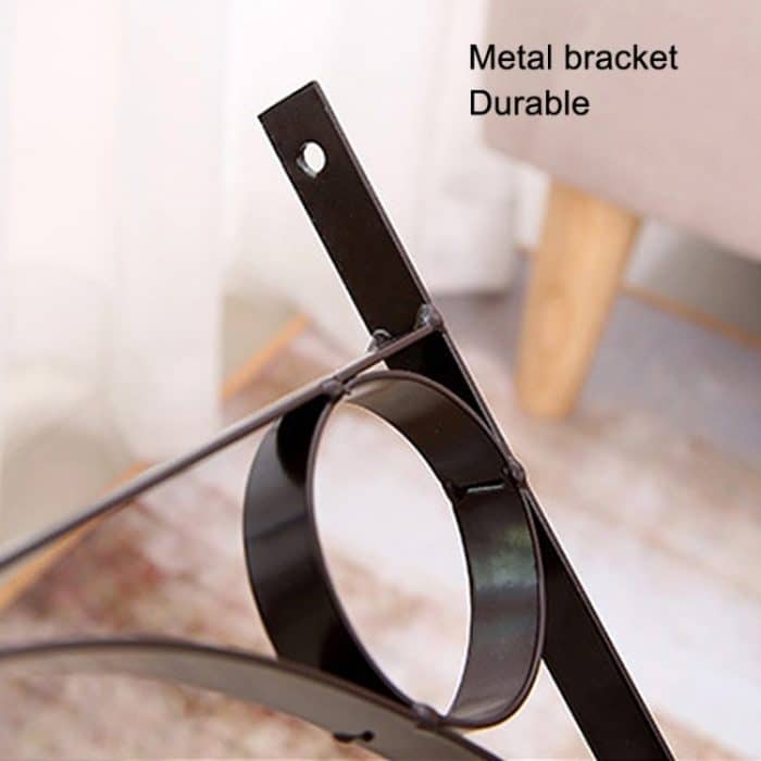 Eisen-Retro-Wanduhr für Zuhause, doppelseitig hängende Uhr, Monochrome – Bild 7