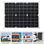 Home Solargenerator Wechselrichter + 30A Controller + 18W 12V Solarpanel, Black 12V To 220V, Black 12V To 110V, Yellow 12V To 220V, Yellow 12V To 110V – Bild 8
