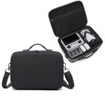 Koffer Rucksack Messenger Bag Organizer für DJI MINI 3 PRO, Nylon Black, Pu Diamond Pattern