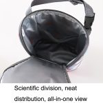 Reise-Windel-Aufbewahrungstasche zum Aufhängen von Kinderwagen, wärmeisolierende Flaschentasche, Colored Triangle, Black Circle, Wavy Stripe, Pure Gray, Pure Black – Bild 3