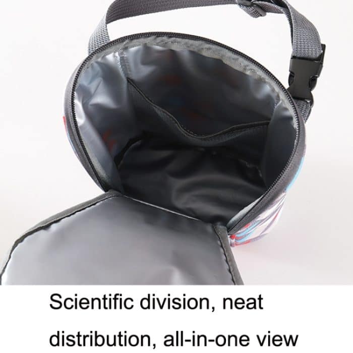 Reise-Windel-Aufbewahrungstasche zum Aufhängen von Kinderwagen, wärmeisolierende Flaschentasche, Colored Triangle, Black Circle, Wavy Stripe, Pure Gray, Pure Black – Bild 3