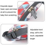 Reise-Windel-Aufbewahrungstasche zum Aufhängen von Kinderwagen, wärmeisolierende Flaschentasche, Colored Triangle, Black Circle, Wavy Stripe, Pure Gray, Pure Black – Bild 4