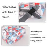 Reise-Windel-Aufbewahrungstasche zum Aufhängen von Kinderwagen, wärmeisolierende Flaschentasche, Colored Triangle, Black Circle, Wavy Stripe, Pure Gray, Pure Black – Bild 5