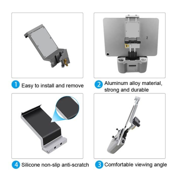 Aluminium Retractable Tablet Extension Ständer für DJI Mini 3 Pro/Mavic Air 2s/Air 2/Mini 2 – Bild 4