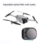 RCSTQ Einstellbares Filterzubehör aus Aluminiumlegierung für DJI Mini 3 Pro,Stil:, UV, CPL, ND8, ND16, ND32, ND64, 4 In 1 Set, 6 In 1 Set – Bild 4