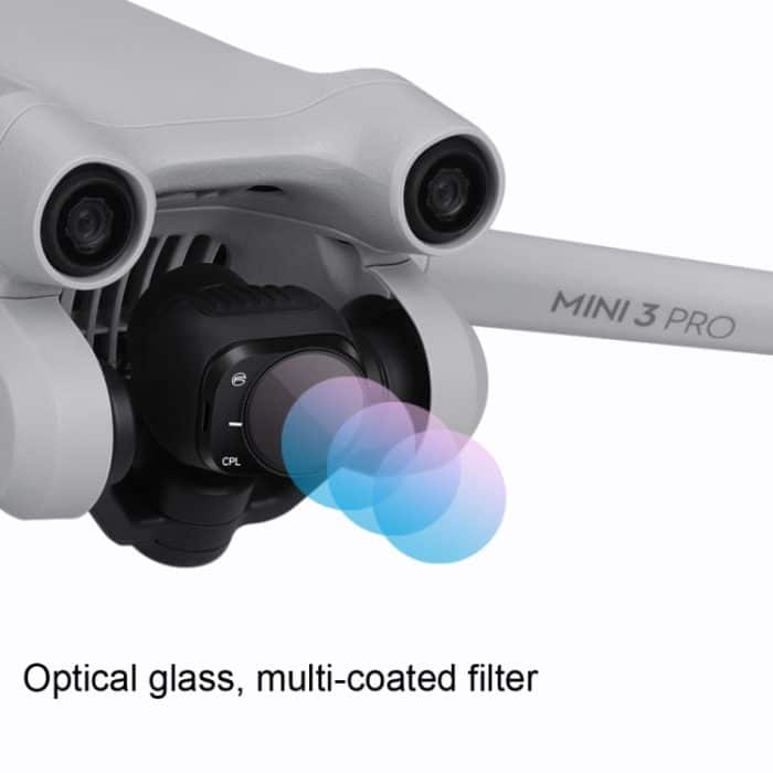 RCSTQ Einstellbares Filterzubehör aus Aluminiumlegierung für DJI Mini 3 Pro,Stil:, UV, CPL, ND8, ND16, ND32, ND64, 4 In 1 Set, 6 In 1 Set – Bild 5