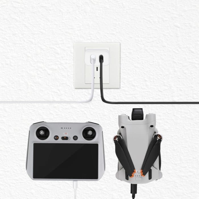 RCSTQ -Drohne 30W Dual Port Gallium Nitrid -Ladegerät für DJI Mini 2/Mini 3 Pro – Bild 5