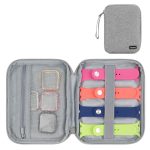 Boona Smart Watch Armband Datenkabel Tragbare Aufbewahrungstasche für Apple Watch, Small (Gray), Small (Black), Large (Gray), Large (Black)