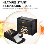 Sunnylife Batterie explosionsgeschützte Tasche Aufbewahrungstasche für DJI Mini 3 Pro, Größe:, Can Hold 1 Battery, Can Hold 2 Batteries, Can Hold 3 Batteries – Bild 5