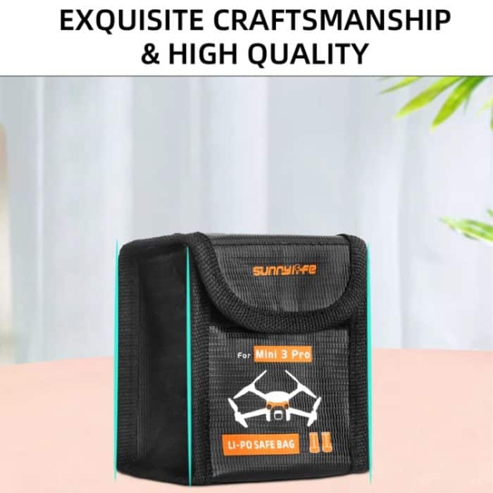 Sunnylife Batterie explosionsgeschützte Tasche Aufbewahrungstasche für DJI Mini 3 Pro, Größe:, Can Hold 1 Battery, Can Hold 2 Batteries, Can Hold 3 Batteries – Bild 7