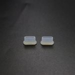 2 Sets Drohnenkörper Fernbedienung Ladeanschluss Staubstecker für DJI Mini 3 Pro, Transparent, Black, Transparent+Black