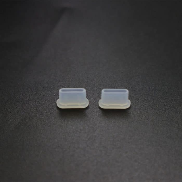 2 Sets Drohnenkörper Fernbedienung Ladeanschluss Staubstecker für DJI Mini 3 Pro, Transparent, Black, Transparent+Black – Bild 1