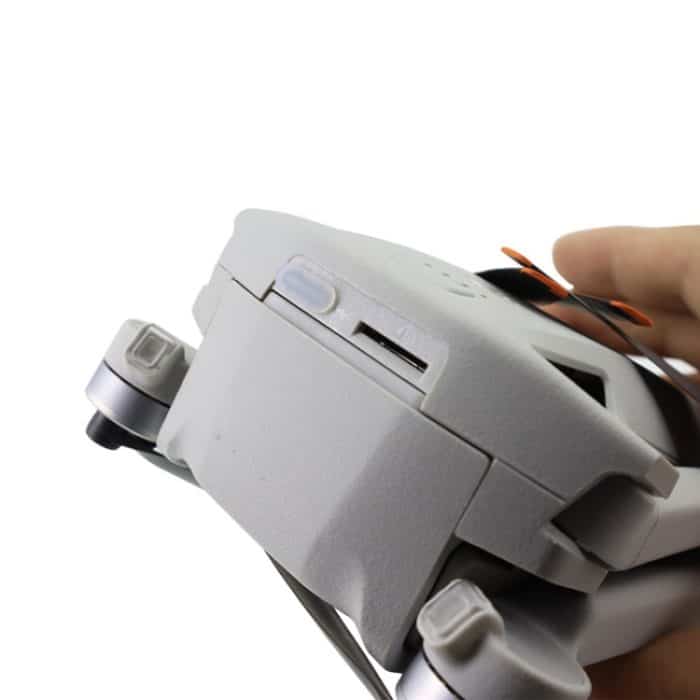 2 Sets Drohnenkörper Fernbedienung Ladeanschluss Staubstecker für DJI Mini 3 Pro, Transparent, Black, Transparent+Black – Bild 3