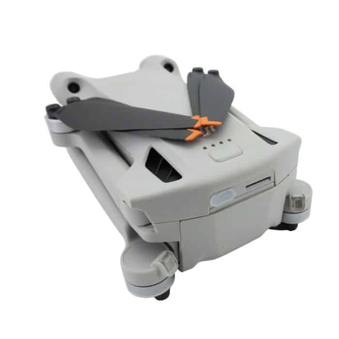 2 Sets Drohnenkörper Fernbedienung Ladeanschluss Staubstecker für DJI Mini 3 Pro, Transparent, Black, Transparent+Black – Bild 6