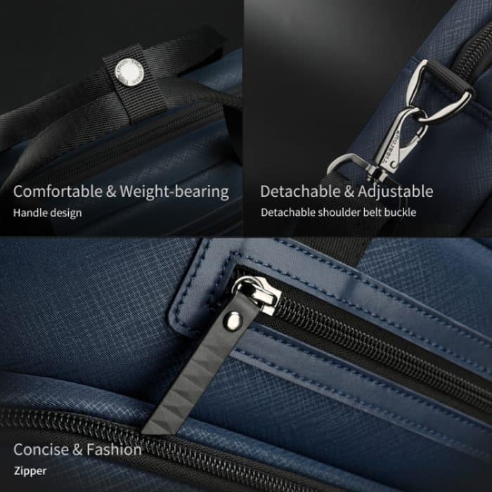 Tigernu T-L5207 Herren Business-Laptoptasche, multifunktionale Schulter-Aktentasche, T-L5207 Black, T-L5207 Dark Blue – Bild 4