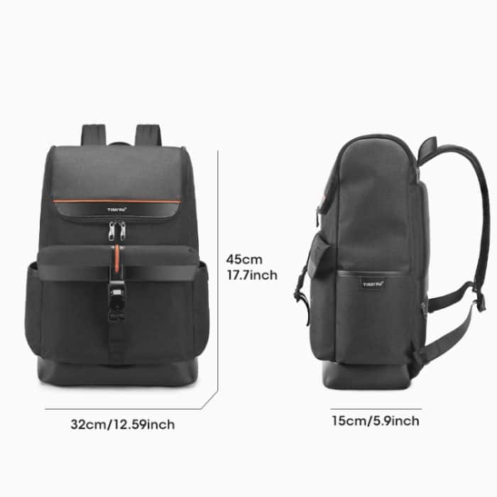 Tigernu T-B9023 Casual Business Herren Rucksack Einfache Laptoptasche, T-B9023 Black – Bild 2
